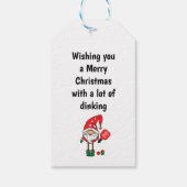 Kerstpekeltje Cadeaulabel (Achterkant)