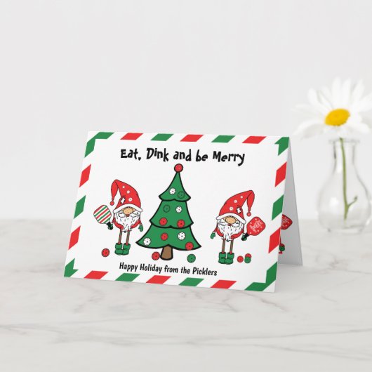 Kerstpekeltje Kaart (Kleine Plant)