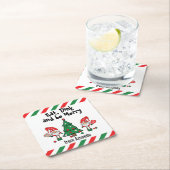 Kerstpekeltje  kartonnen onderzetters (Insitu)