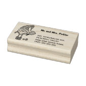 Kerstpekeltje Rubberstempel (Stempel)