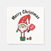 Kerstpekeltje Servet (Voorkant)