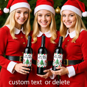 Kerstpekeltje Wijn Etiket