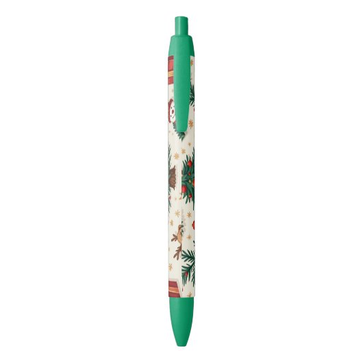 kerstpen zwarte inkt pen (Achterkant (Verticaal))