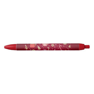 kerstpen zwarte inkt pen