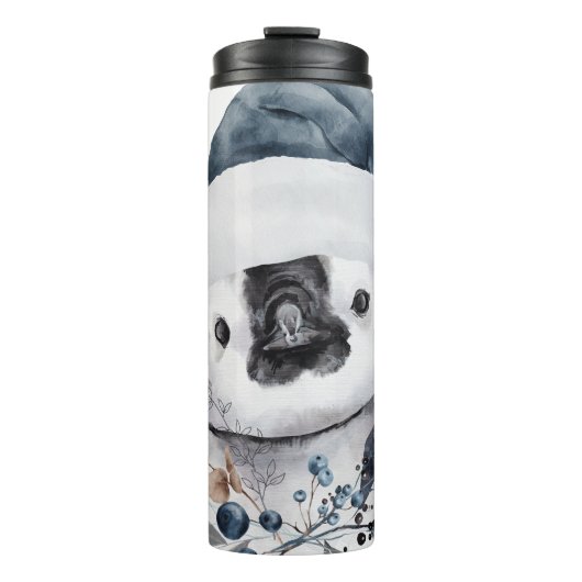 KerstPenguin Cute Thermosbeker (Voorkant)