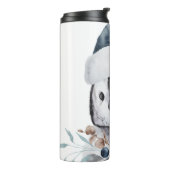 KerstPenguin Cute Thermosbeker (Gedraaid links)