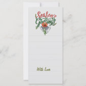 KerstPenguin Notecard (Achterkant)