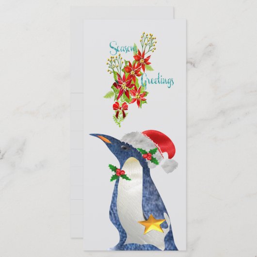KerstPenguin Notecard (Voorkant / Achterkant)