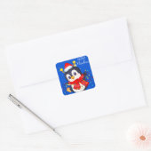 Kerstpenguin Sticker (Envelop)