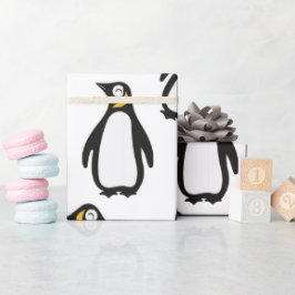 KerstPenquin Cadeaupapier