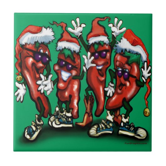 Kerstpeper Tegeltje (Voorkant)