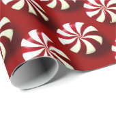 kerstpepermunt cadeaupapier (Rol Hoek)