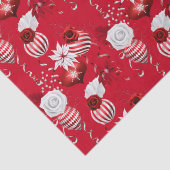 Kerstpepermunt | Sierstrip Bloem Tissuepapier (Detail)