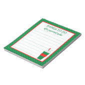 kerstpeppermint Mocha-koffie om een lijst op te st Notitieblok (Linkerzijde)