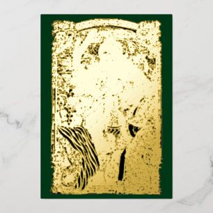  kerstperiode 1909 folie feestdagenkaart