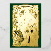  kerstperiode 1909 folie feestdagenkaart (Voorkant)