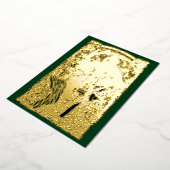 kerstperiode 1909 folie feestdagenkaart (Gedraaid)