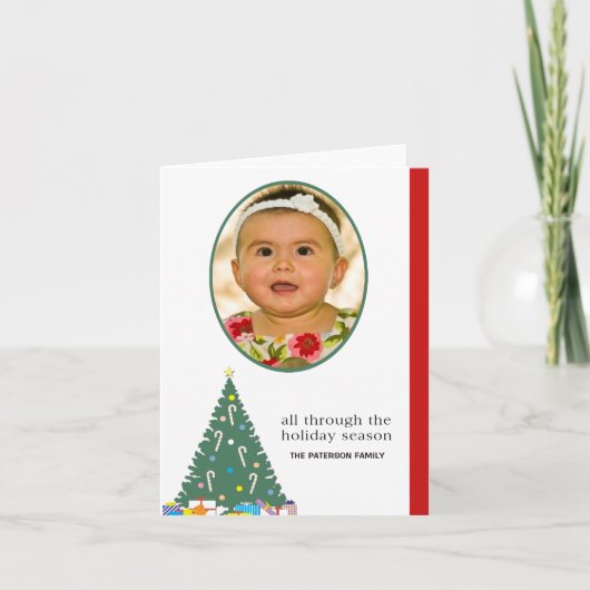 kerstperiode feestdagen kaart (Voorkant)