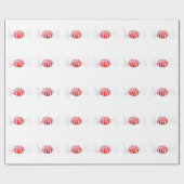 Kerstpermint Cadeaupapier (Vlak)