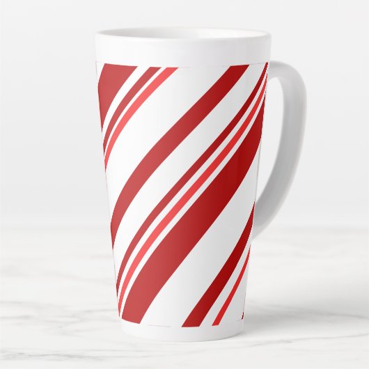 Kerstpermint Mok met grote latte (Rechterhoek)