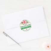 Kerstpermint Scented Hand Scrub-labels Ronde Sticker (Envelop)
