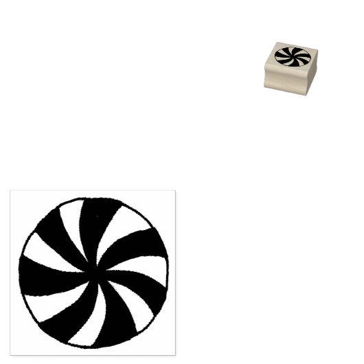 Kerstpermint Starlight Mint Holiday Snoep Rubberstempel (Gestempeld)