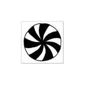 Kerstpermint Starlight Mint Holiday Snoep Rubberstempel (Afrduk)