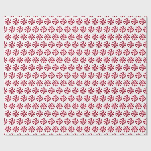 kerstperminten cadeaupapier (Vlak)