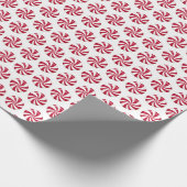 kerstperminten cadeaupapier (Hoek)