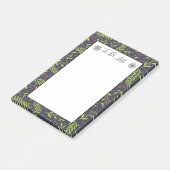 kerstpersen snowflakes bessen post-it® notes (Schuin)