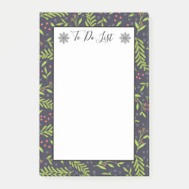 kerstpersen snowflakes bessen post-it® notes