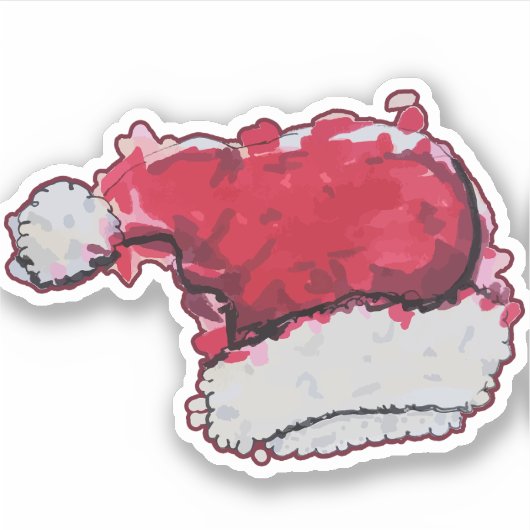 kerstPet Sticker (Voorkant)