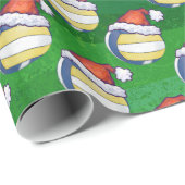 KerstPet Volleyball Cadeaupapier (Rol Hoek)