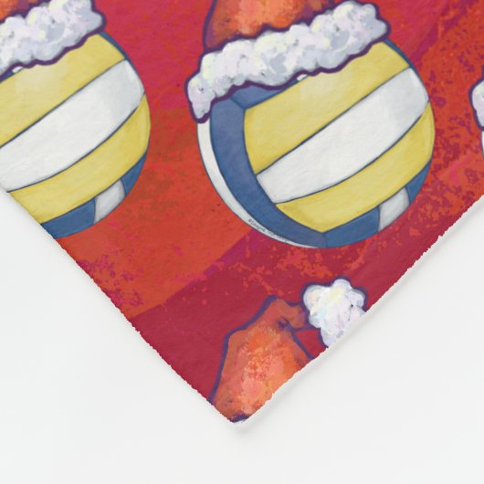 KerstPet Volleyball Fleece Deken (Hoek)