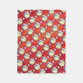 KerstPet Volleyball Fleece Deken (Voorkant)