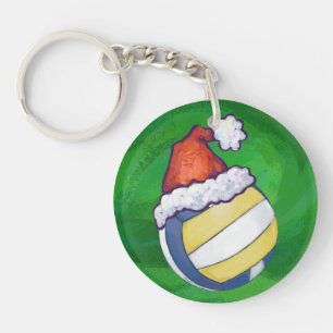 KerstPet Volleyball Sleutelhanger