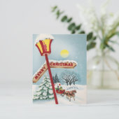 kerstpeuken feestdagenkaart (Staand voorkant)