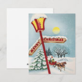 kerstpeuken feestdagenkaart (Voorkant / Achterkant)