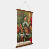 kerstpiano hangend wandkleed (Gebogen)