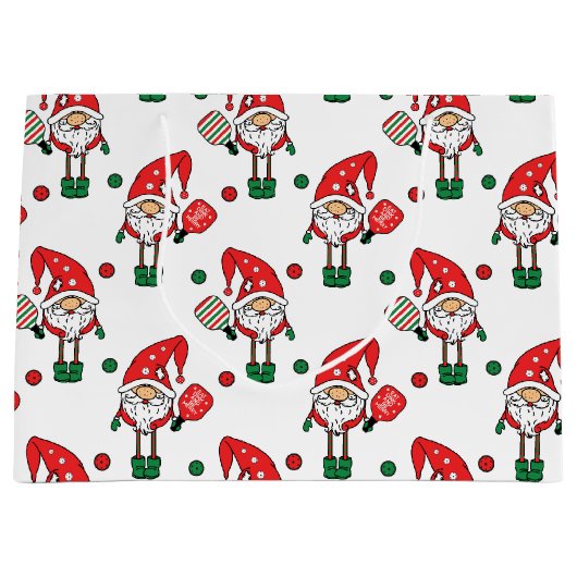 Kerstpicklebbig, grote cadeau groot cadeauzakje (Voorkant)