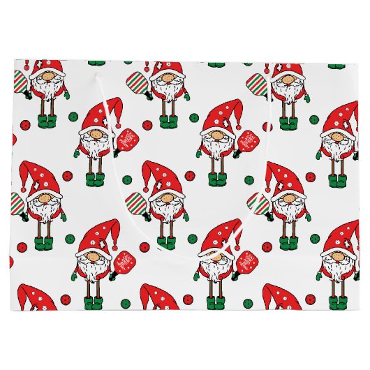 Kerstpicklebbig, grote cadeau groot cadeauzakje (Achterkant)