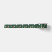 Kerstpictogram Patroon Lint op bosgroen