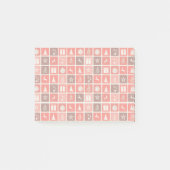 Kerstpictogram Red Squares Holiday Art Klassiek Post-it® Notes (Voorkant)