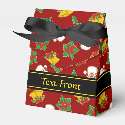 Kerstpictogrammen Bedankdoosjes (Voorkant Zijde)