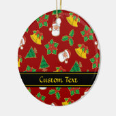 Kerstpictogrammen Keramisch Ornament (Links)