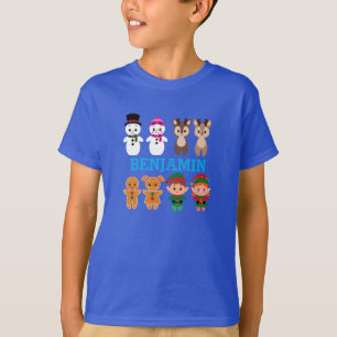 KERSTPICTOGRAMMEN KINDER T-SHIRT
