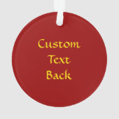 Kerstpictogrammen Ornament (achterkant)
