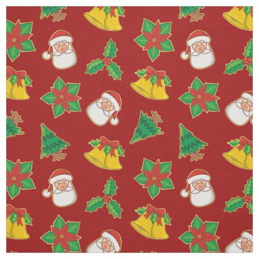Kerstpictogrammen Stof (Swatch)