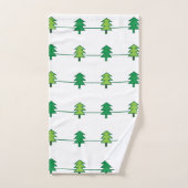 Kerstpijnbomen Eenvoudig Elegant Bad Handdoek (Handdoek)