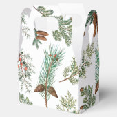 kerstpijnbomen met naaldbeschermer bedankdoosjes (Geopend)